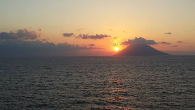 Tramonto a Stromboli